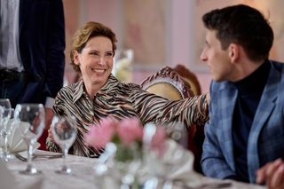 Na Wspólnej odc 4044. Tadeusz (Jakub Pruski), Justyna (Magdalena Kacprzak)