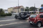 Przejazd ulicą 3 Maja był chwilowo zablokowany, jednak obecnie nie ma już utrudnień w ruchu