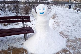 Zimowe rzeźby na węźle Głębokie