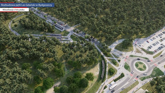 Tak po modernizacji będzie wyglądała pętla tramwajowa w Lesie Gdańskim! 