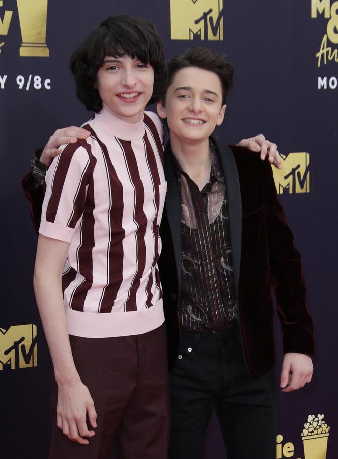  Finn Wolfhard i Noah Schnapp 