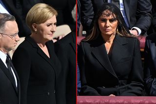 Agata Duda i Melania Trump na pogrzebie papieża. Dwie znaczące różnice