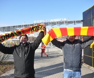 Korona Kielce - Motor Lublin. Kibice na Exbud Arenie