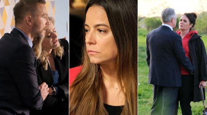 M jak miłość po wakacjach. Andrzej Budzyński (Krystian Wieczorek), Julia (Marta Chodorowska), Magda (Anna Mucha), Marysia (Małgorzata Pieńkowska), Nieśpielak (Zbigniew Suszyński)