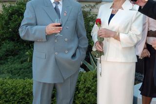 Lech Wałęsa z żoną Danutą, 2005r.