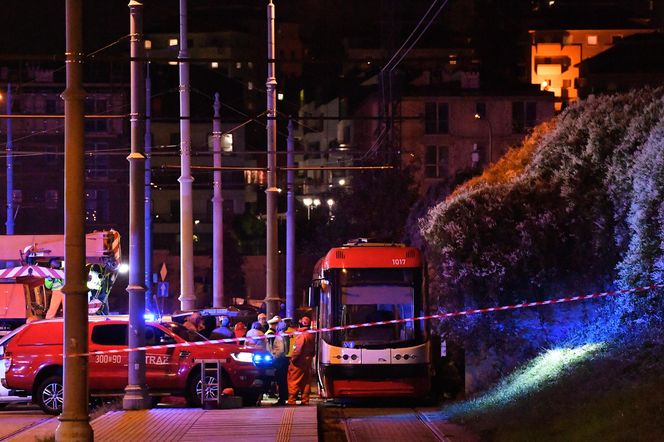 Wypadek na pętli tramwajowej w Gdańsku