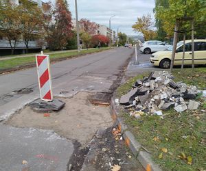 Trwa remont nawierzchni ulic Romanówka i Unitów Podlaskich w Siedlcach