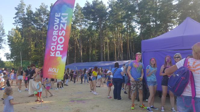 Festiwal kolorów 2019 na plaży miejskiej w Białymstoku