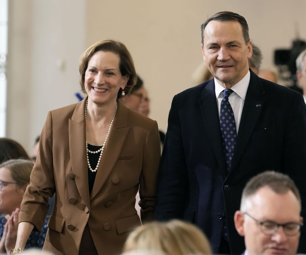 Anne Applebaum i Radosław Sikorski