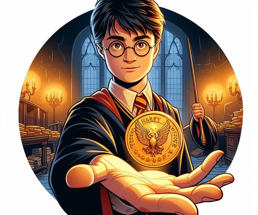 Harry Potter. Moneta z polskiej mennicyto prawdziwe cudeńko! Postało tylko 100 sztuk!