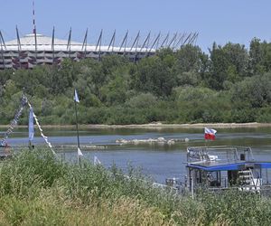 Niski stan wody w Wiśle