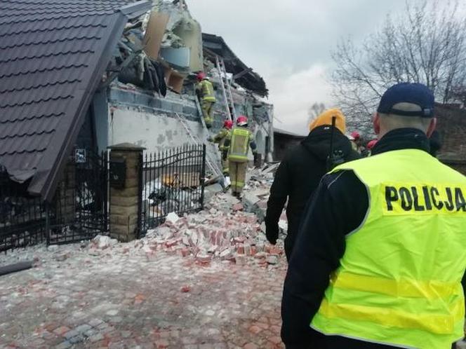 Wybuch gazu koło Sieradza. Są ranni