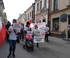 Nie dla CPK protest w Zamościu