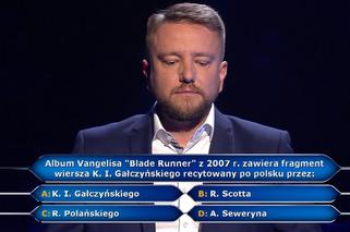 Album Vangelisa Blade Runner zawiera fragment wiersza Gałczyńskiego recytowany po polsku przez... Milionerzy