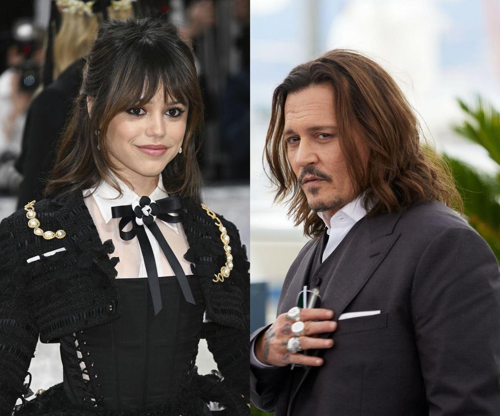 Jenna Ortega i Johnny Depp 