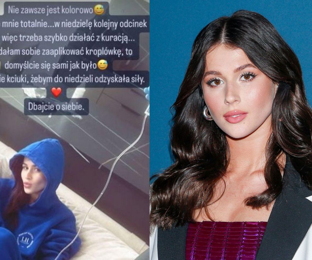 Roxie Węgiel pod kroplówką