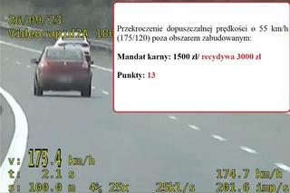 Pruł starym renault przez miasto. 265 pkt karnych i dwie kolizje