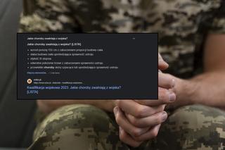 Tak Polacy chcą uniknąć powołań do wojska. Oto co wpisują w Google 