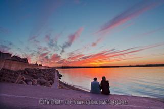 Zachód słońca w Rewie [ZDJĘCIE DNIA]