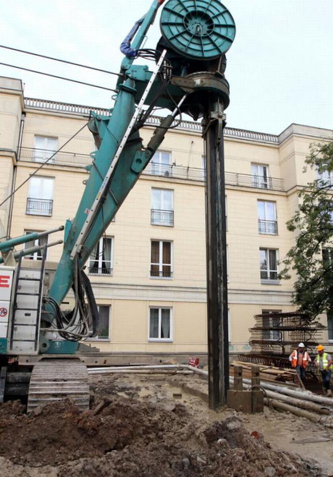 II linia metra. Budowa stacji Nowy Świat. ZDJĘCIA