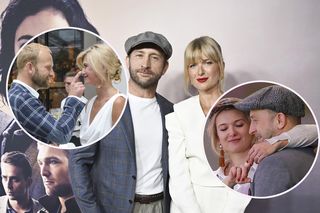 Żona Borysa Szyca założyła na imprezę przeogromne spodnie! Absolutny must have w modzie