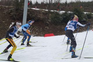 Narciarze SKI Tumlin na zawodach na Kubalonce