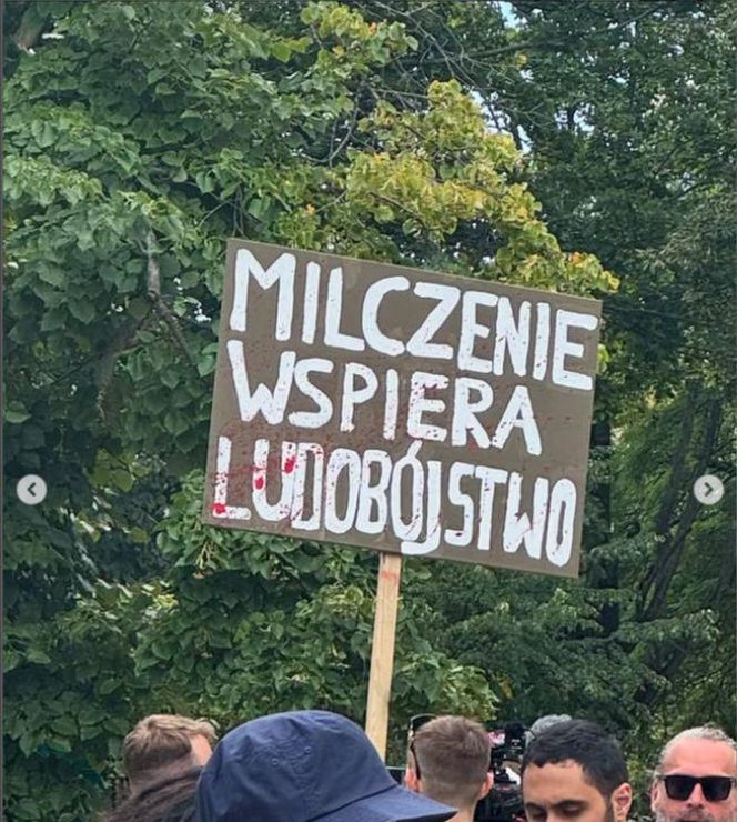 Maja Bohosiewicz, Sonia Bohosiewicz, Anita Sokolowska wspierają Palestynę