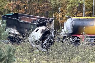 Horror pod Grójcem. Ciężarówki stanęły w ogniu, kierowcy spłonęli żywcem