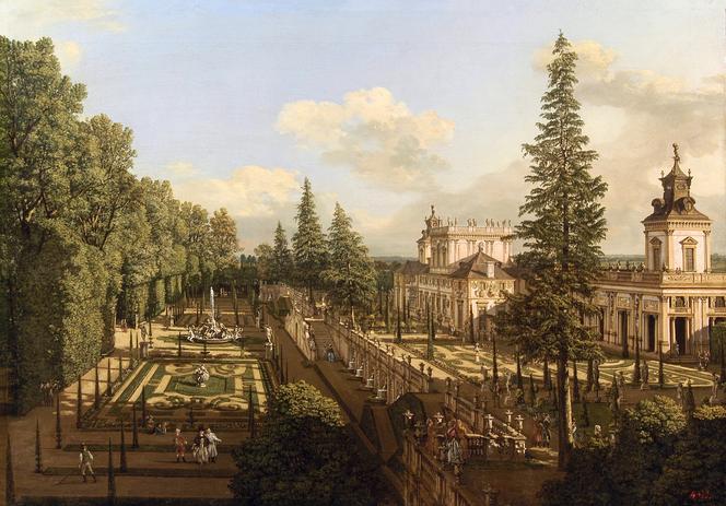 Canaletto, Pałac w Wilanowie (1777)