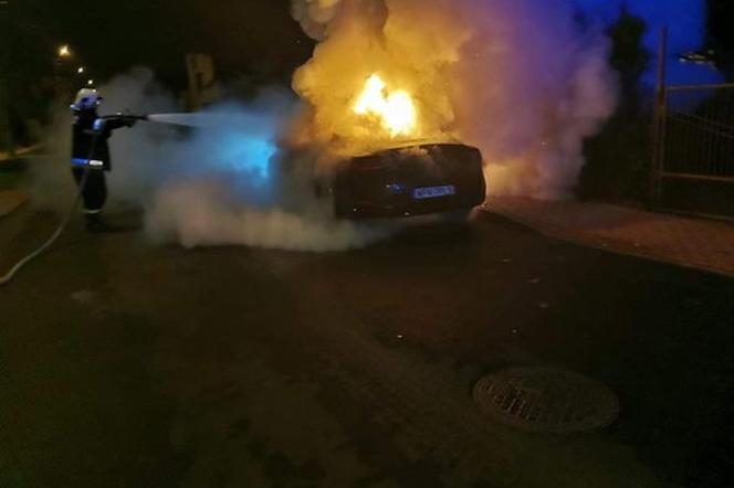 Raciąż. Luksusowe auta spłonęły przed domem! Strażacy: Podpalenie [ZDJĘCIA]