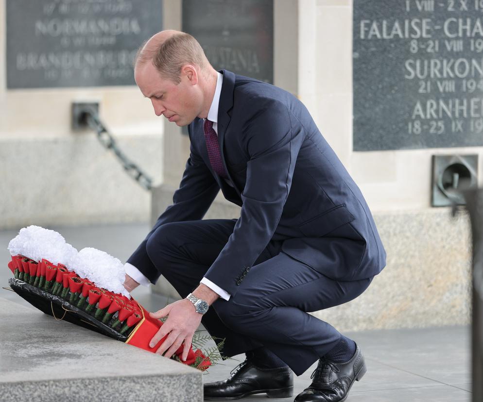 Książę William złożył wieniec na Grobie Nieznanego Żołnierza