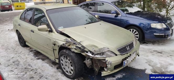 Uciekł po kolizji i ukrył auto na… miejscu dla osoby niepełnosprawnej. Policję zawiadomili Internauci