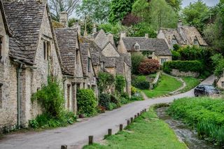 Wieś Bibury w hrabstwie Gloucestershire w Anglii