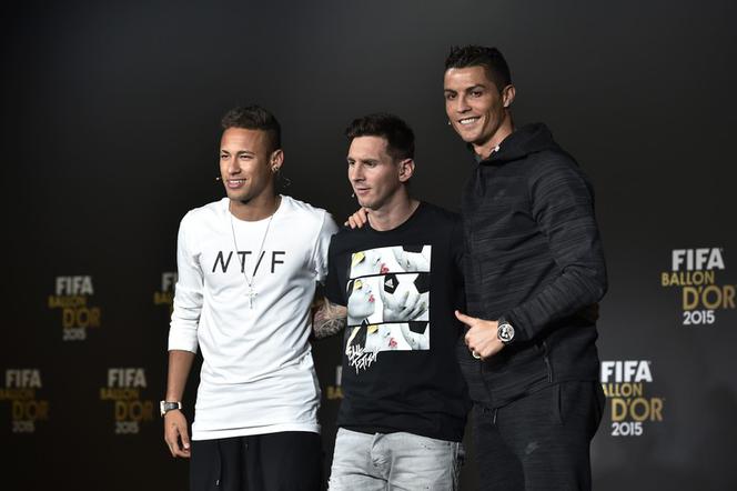 Lionel Messi, Neymar, Cristiano Ronaldo, Złota Piłka