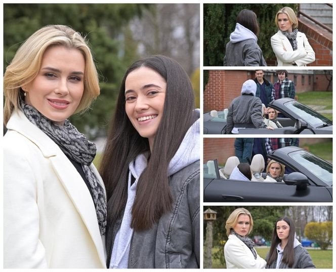 Pierwsza miłość odc. 4002. Milena/ Angelika (Patrycja Franczak), jej matka Eliza (Anna Maria Sieklucka)