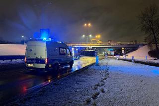 Wypadek na DTŚ w Katowicach. Trasa zablokowana