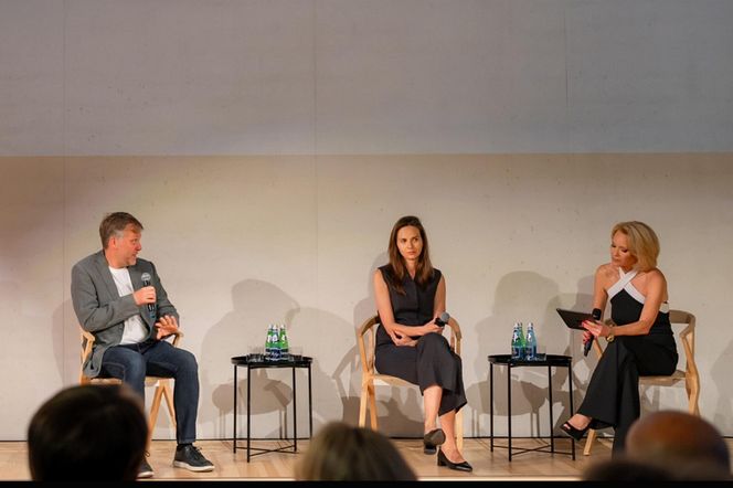 Kasia Madera na prezentacji BBC News Polska