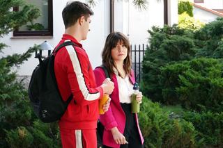 Barwy szczęścia, odc. 2721: Agata (Natalia Zambrzycka), Justin (Jasper Sołtysiewicz)