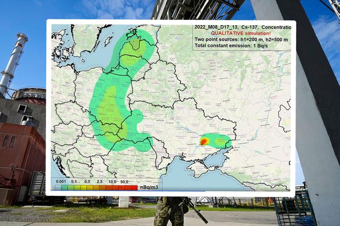 Radioaktywna chmura może dotrzeć do Polski? Pokazano zagrożone regiony. MAPA