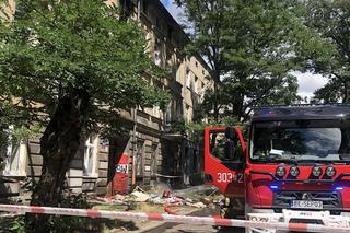 Pożar na Miedzianej w Łodzi