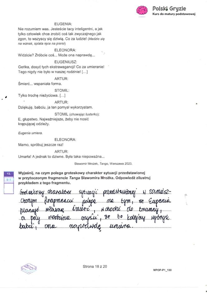 Matura 2025: polski 5.05.2025. Arkusze CKE i odpowiedzi. Poziom podstawowy 1 i 2 część [Formuła 2023]