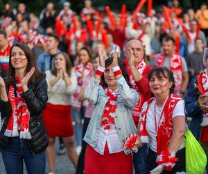 Polska - Brazylia: kibice w Strefie Kibica w Katowicach