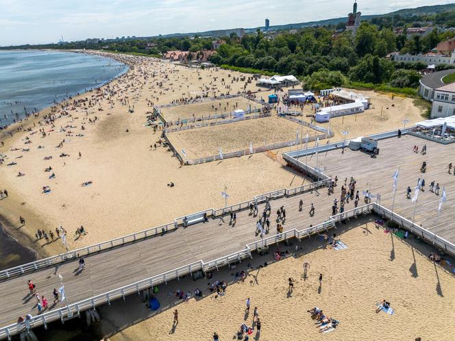 Plaża w Sopocie 