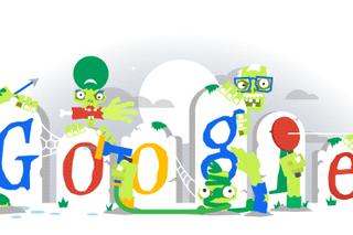 Google Doodle Halloween