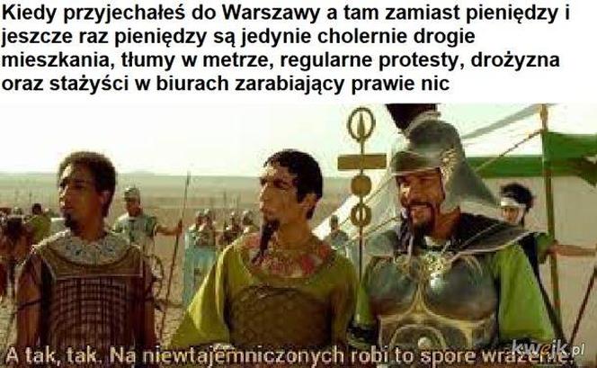  Tak internauci śmieją się ze stolicy! TOP 22 memów o Warszawie