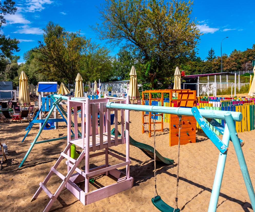 Plażówka Saska, czyli plaża na Saskiej Kępie