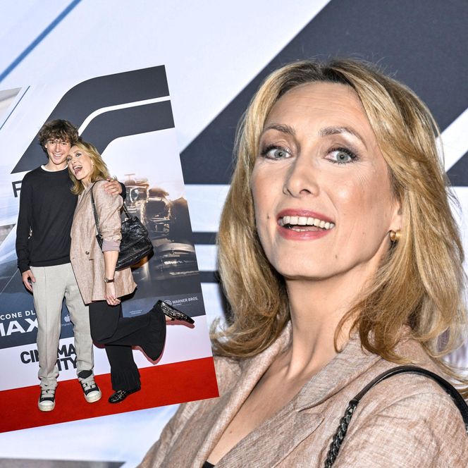 Anna Kalczyńska na premierze z 15-letnim synem. Panny będą się za nim uganiać!