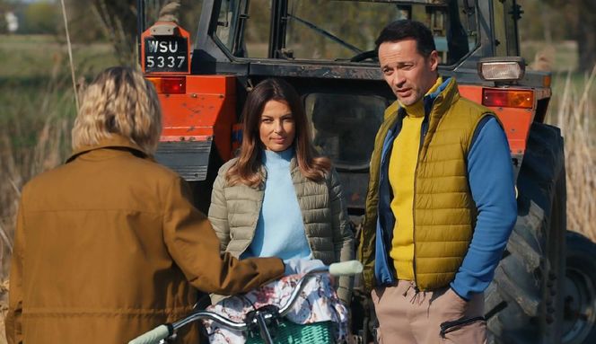 Barwy szczęścia odc. 3238. Mariusz (Rafał Cieszyński), Janka (Oliwia Drożdżyk), Kasia (Katarzyna Glinka)