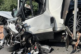 Wypadek na DK43 w Śląskiem