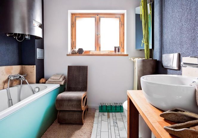 Ekologiczna łazienka z designerskim akcentem